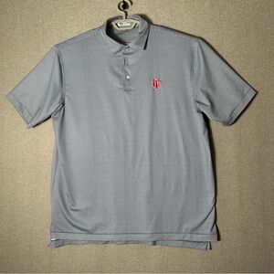 Peter Millar Summer Comfort Polo Mens Size XL Gingham Performance Golf Shirt